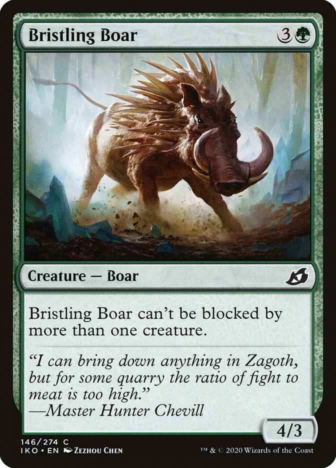 Bristling Boar [Ikoria: Lair of Behemoths] | Lots Moore NSW