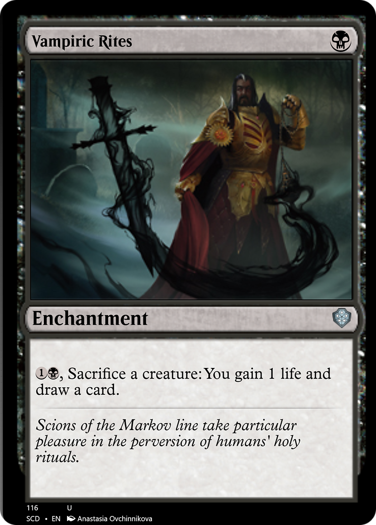 Vampiric Rites [Starter Commander Decks] | Lots Moore NSW