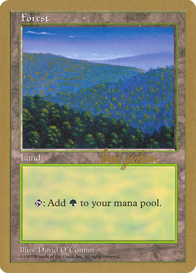 Forest (418) (Svend Geertsen) [World Championship Decks 1997] | Lots Moore NSW