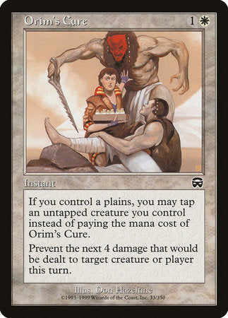 Orim's Cure [Mercadian Masques] | Lots Moore NSW