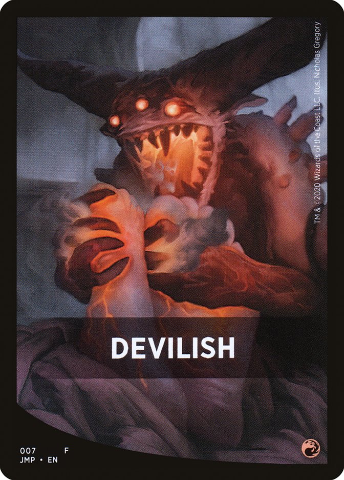 Devilish Theme Card [Jumpstart Front Cards] | Lots Moore NSW