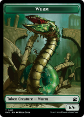 Goblin (0008) // Wurm Double-Sided Token [Ravnica Remastered Tokens] | Lots Moore NSW