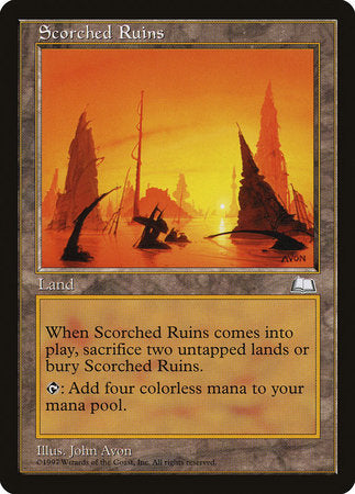 Scorched Ruins [Weatherlight] | Lots Moore NSW