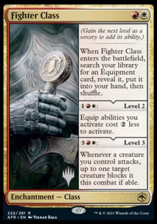 Fighter Class (Promo Pack) [Dungeons & Dragons: Adventures in the Forgotten Realms Promos] | Lots Moore NSW