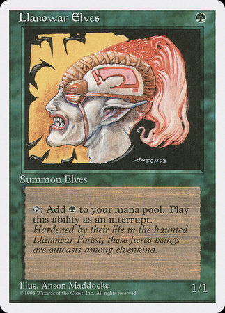 Llanowar Elves [Fourth Edition] | Lots Moore NSW