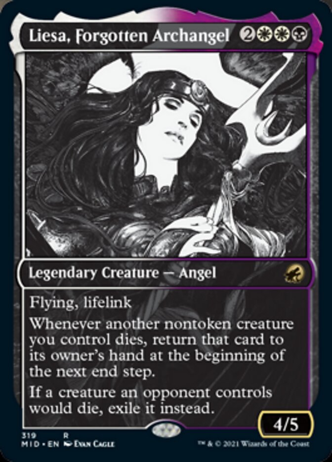 Liesa, Forgotten Archangel (Showcase Eternal Night) [Innistrad: Midnight Hunt] | Lots Moore NSW