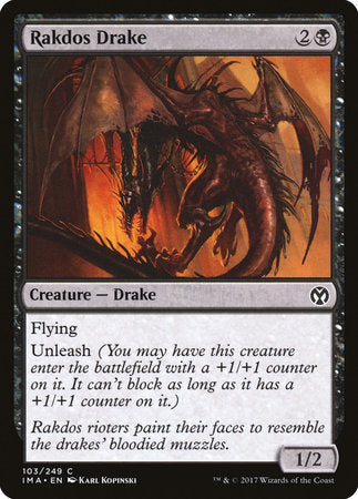 Rakdos Drake [Iconic Masters] | Lots Moore NSW