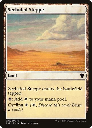 Secluded Steppe [Commander 2017] | Lots Moore NSW