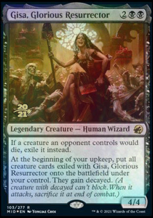Gisa, Glorious Resurrector [Innistrad: Midnight Hunt Prerelease Promos] | Lots Moore NSW