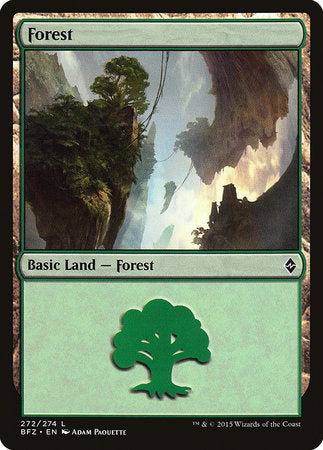 Forest (272) [Battle for Zendikar] | Lots Moore NSW