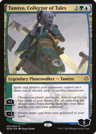 Tamiyo, Collector of Tales [War of the Spark] | Lots Moore NSW