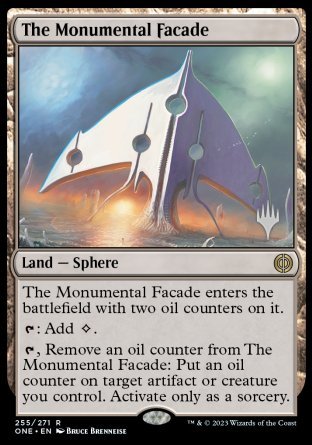 The Monumental Facade (Promo Pack) [Phyrexia: All Will Be One Promos] | Lots Moore NSW