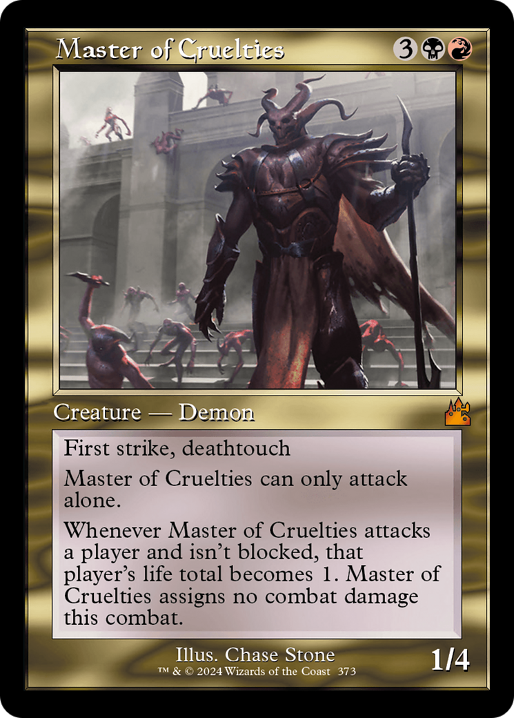 Master of Cruelties (Retro Frame) [Ravnica Remastered] | Lots Moore NSW