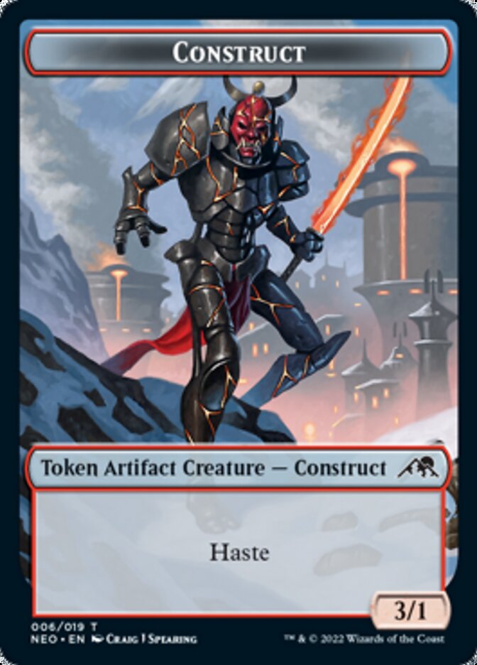 Construct (006) // Blood (017) Double-sided Token [Challenger Decks 2022 Tokens] | Lots Moore NSW