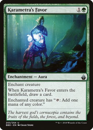 Karametra's Favor [Battlebond] | Lots Moore NSW