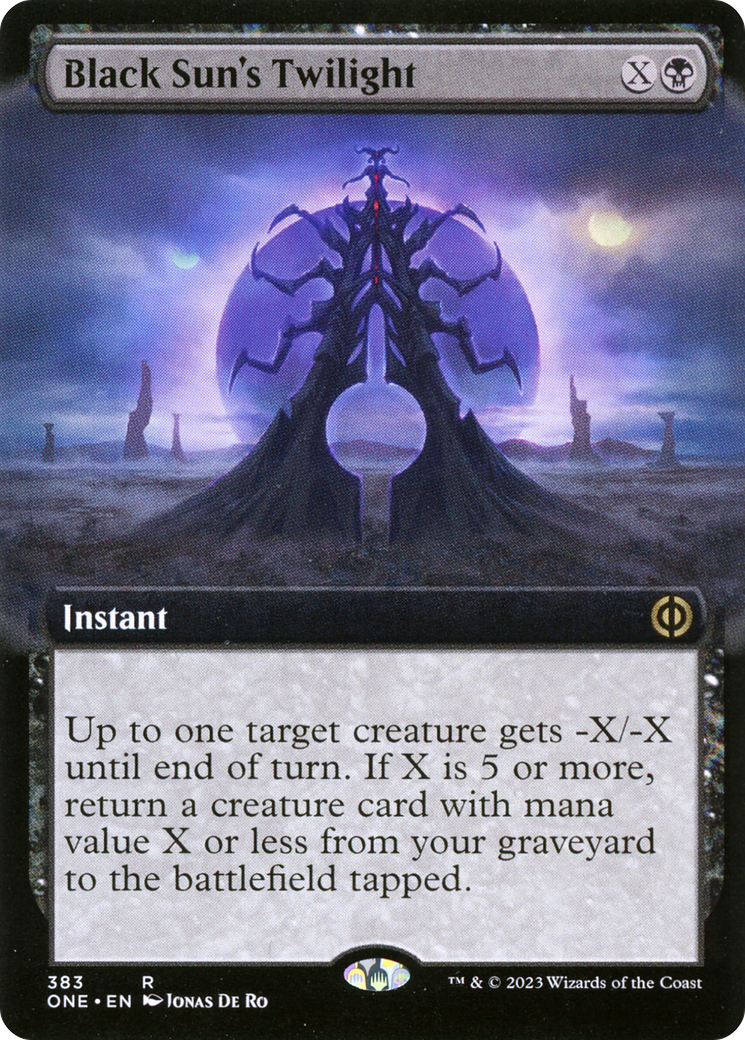 Black Sun's Twilight (Extended Art) [Phyrexia: All Will Be One] | Lots Moore NSW