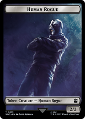 Human Rogue // Clue (0021) Double-Sided Token [Doctor Who Tokens] | Lots Moore NSW