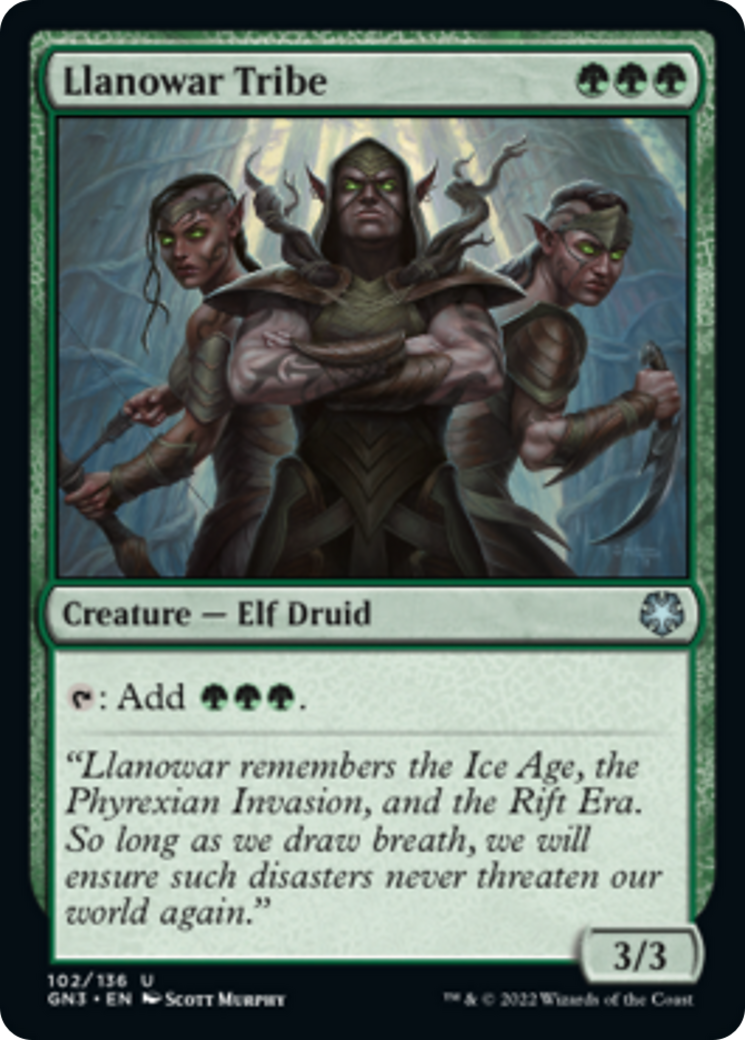 Llanowar Tribe [Game Night: Free-for-All] | Lots Moore NSW