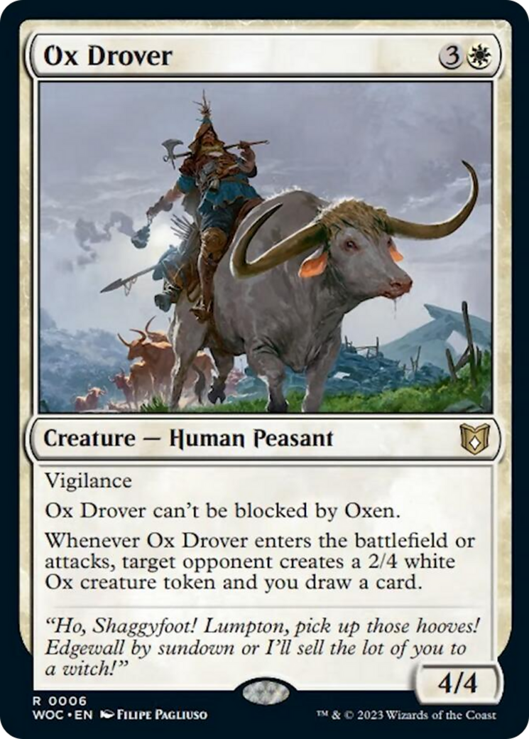 Ox Drover [Wilds of Eldraine Commander] | Lots Moore NSW