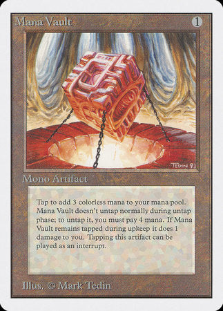 Mana Vault [Unlimited Edition] | Lots Moore NSW