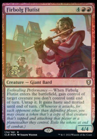 Firbolg Flutist [Commander Legends: Battle for Baldur's Gate Prerelease Promos] | Lots Moore NSW