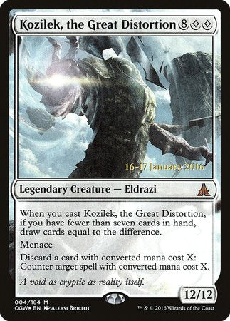 Kozilek, the Great Distortion [Oath of the Gatewatch Promos] | Lots Moore NSW