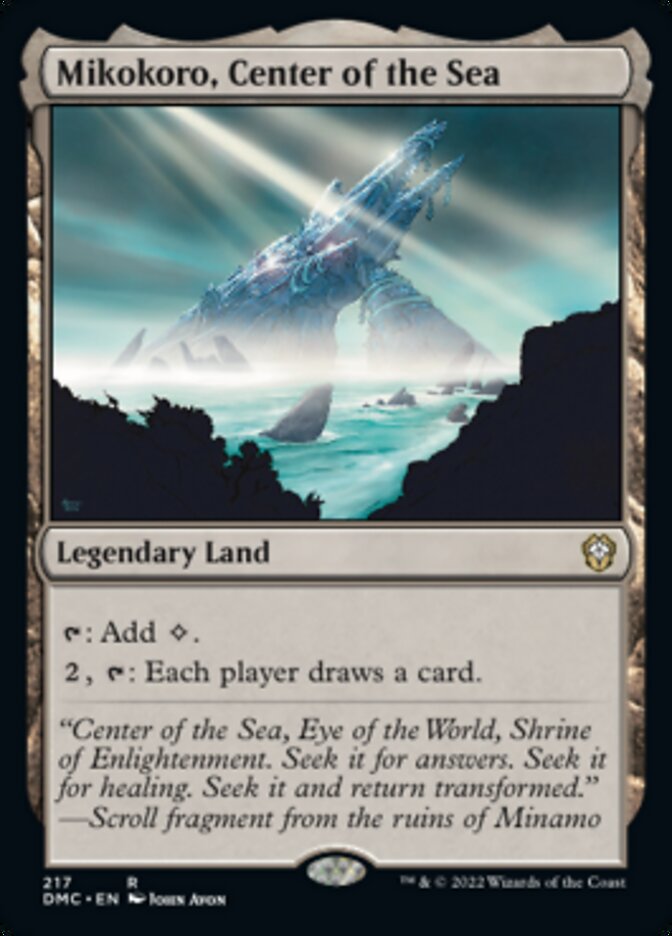 Mikokoro, Center of the Sea [Dominaria United Commander] | Lots Moore NSW