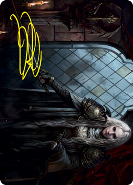 Thalia, Guardian of Thraben Art Card (Gold-Stamped Signature) [Innistrad: Crimson Vow Art Series] | Lots Moore NSW