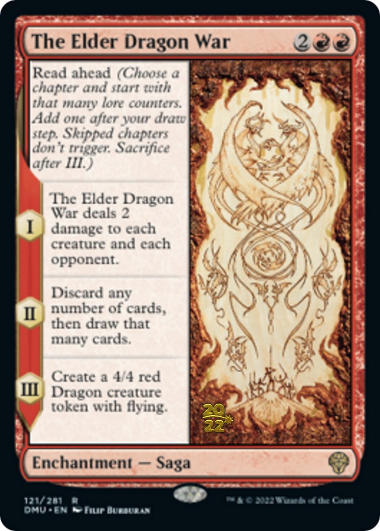 The Elder Dragon War [Dominaria United Prerelease Promos] | Lots Moore NSW