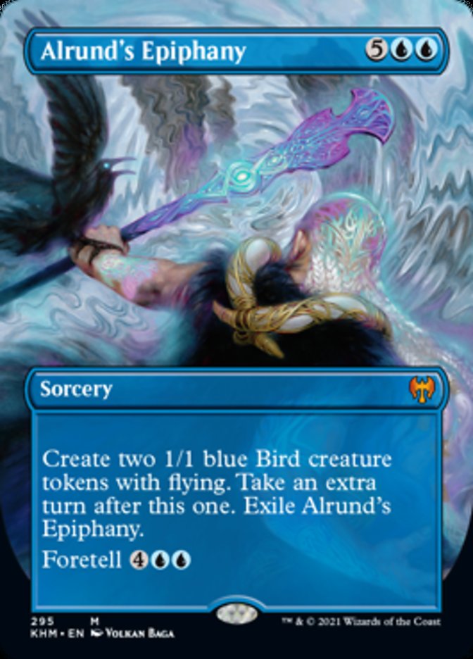 Alrund's Epiphany (Borderless Alternate Art) [Kaldheim] | Lots Moore NSW