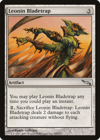 Leonin Bladetrap [Mirrodin] | Lots Moore NSW