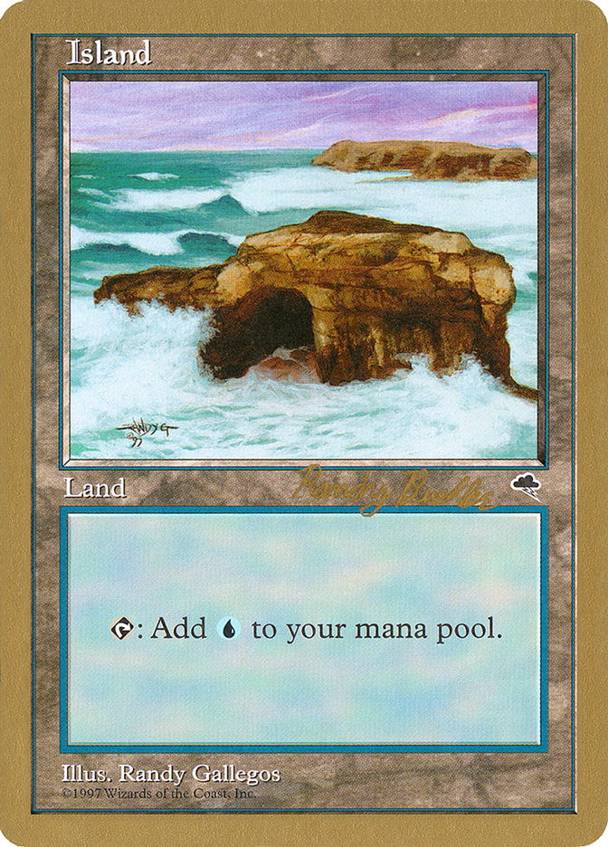 Island (rb336) (Randy Buehler) [World Championship Decks 1998] | Lots Moore NSW
