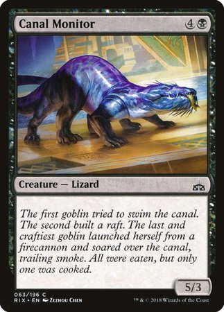 Canal Monitor [Rivals of Ixalan] | Lots Moore NSW