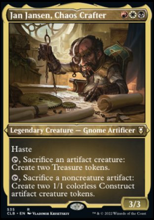 Jan Jansen, Chaos Crafter (Foil Etched) [Commander Legends: Battle for Baldur's Gate] | Lots Moore NSW