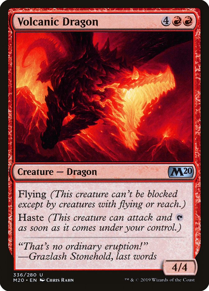 Volcanic Dragon [Core Set 2020] | Lots Moore NSW