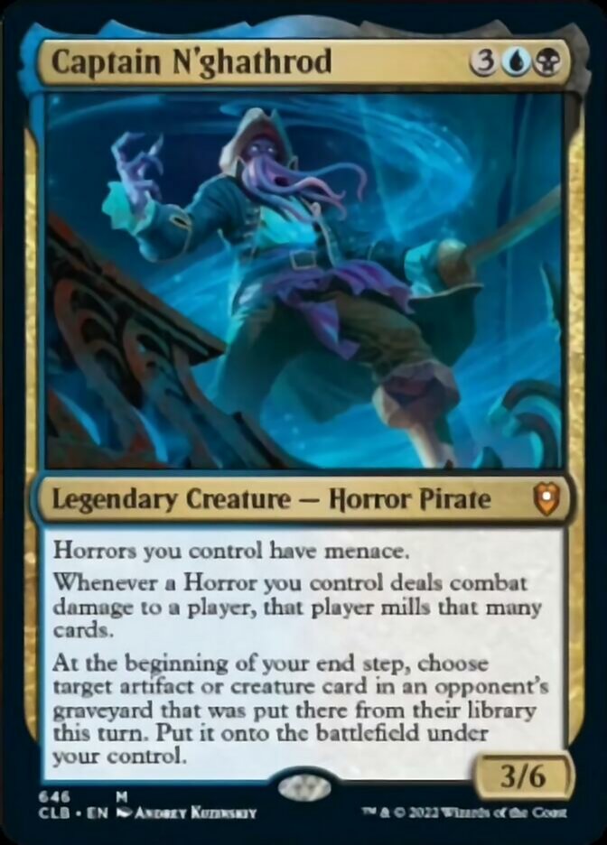 Captain N'ghathrod [Commander Legends: Battle for Baldur's Gate] | Lots Moore NSW
