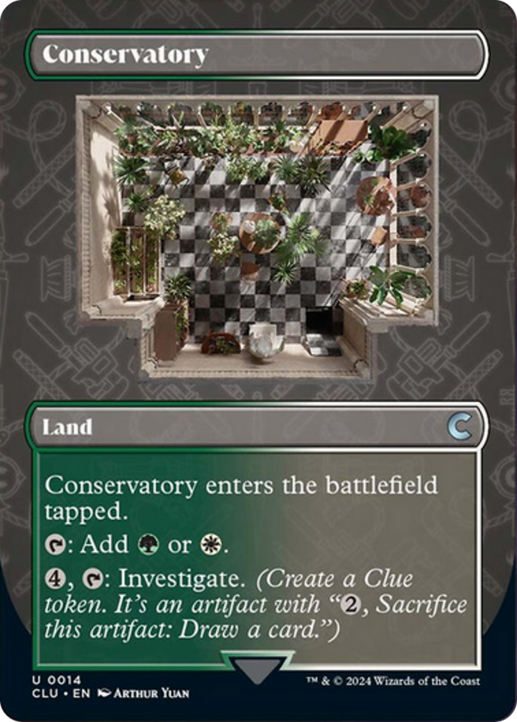 Conservatory (Borderless) [Ravnica: Clue Edition] | Lots Moore NSW