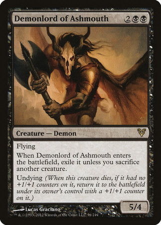 Demonlord of Ashmouth [Avacyn Restored] | Lots Moore NSW