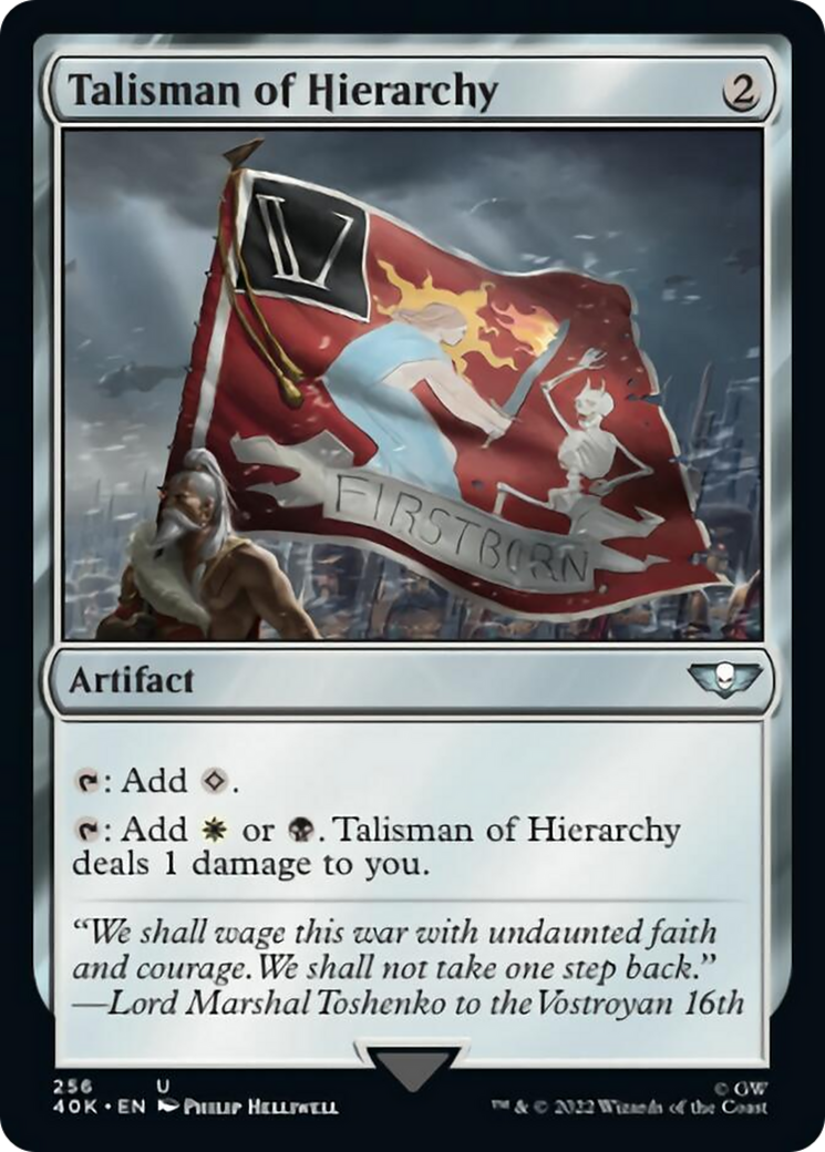 Talisman of Hierarchy (Surge Foil) [Universes Beyond: Warhammer 40,000] | Lots Moore NSW