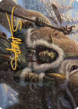 Owlbear Shepherd Art Card (Gold-Stamped Signature) [Commander Legends: Battle for Baldur's Gate Art Series] | Lots Moore NSW