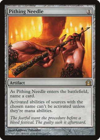 Pithing Needle [Return to Ravnica] | Lots Moore NSW