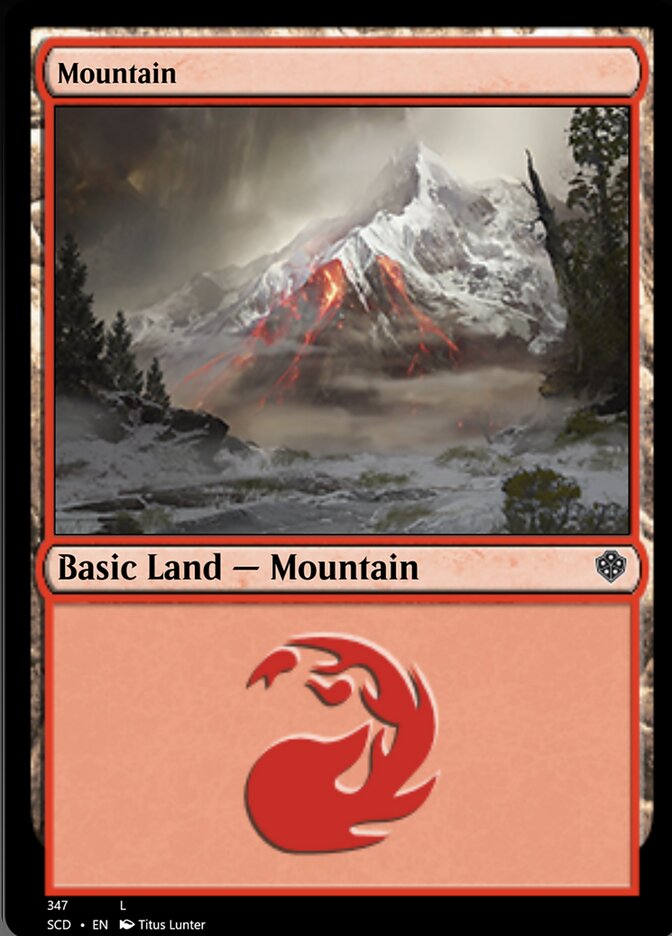 Mountain (347) [Starter Commander Decks] | Lots Moore NSW