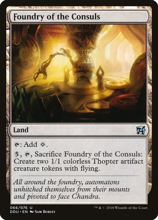 Foundry of the Consuls [Duel Decks: Elves vs. Inventors] | Lots Moore NSW