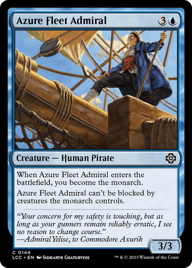 Azure Fleet Admiral [The Lost Caverns of Ixalan Commander] | Lots Moore NSW