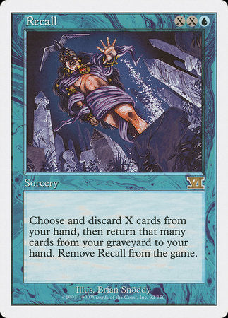 Recall [Classic Sixth Edition] | Lots Moore NSW