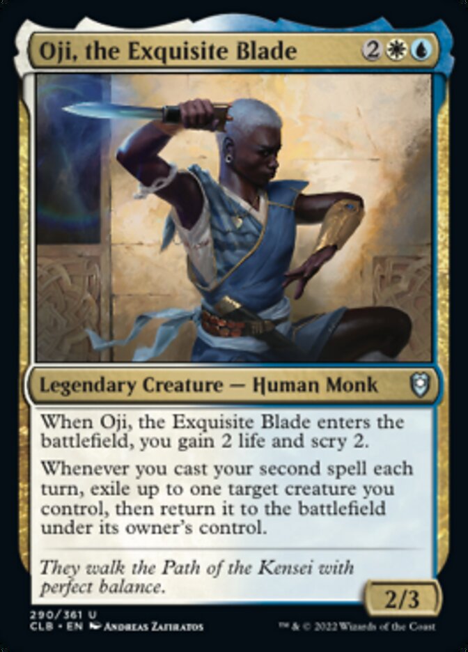 Oji, the Exquisite Blade [Commander Legends: Battle for Baldur's Gate] | Lots Moore NSW