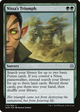 Nissa's Triumph [War of the Spark] | Lots Moore NSW