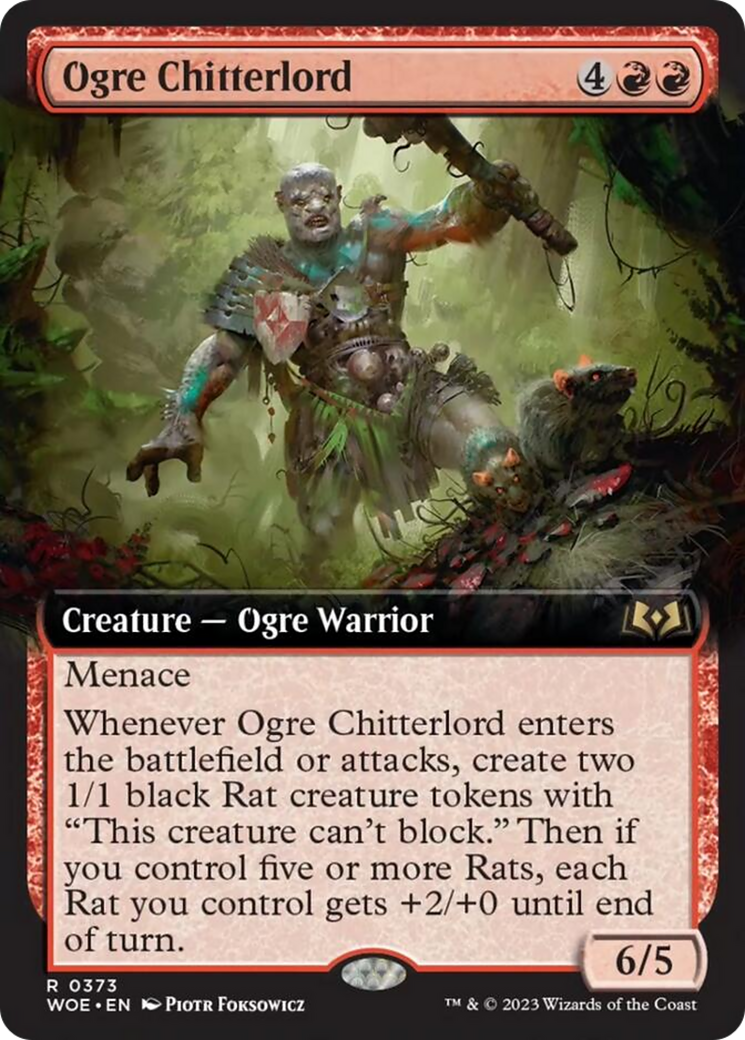 Ogre Chitterlord (Extended Art) [Wilds of Eldraine] | Lots Moore NSW