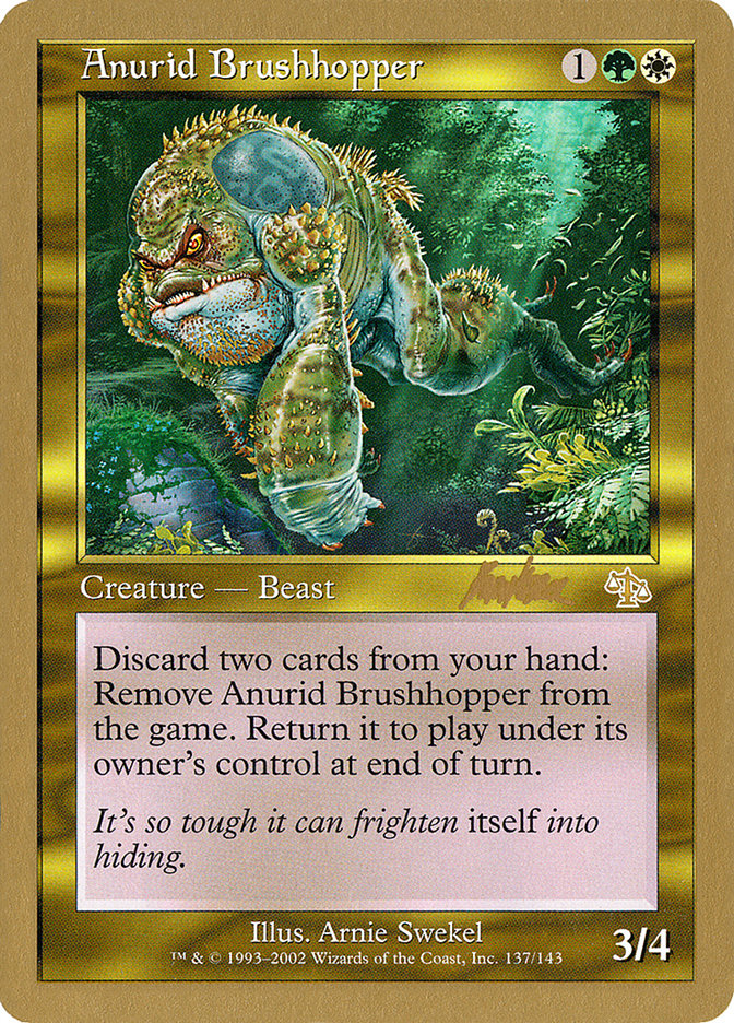 Anurid Brushhopper (Brian Kibler) [World Championship Decks 2002] | Lots Moore NSW