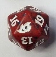 Red Ikoria spin down dice | Lots Moore NSW